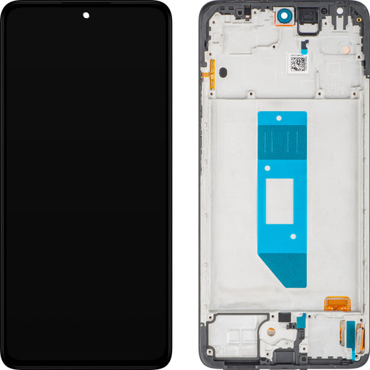 Display s Touchscreenom Xiaomi Redmi Note 14 4G, s Okvirom, Crni, Globalna Verzija, Service Pack 560001000O700