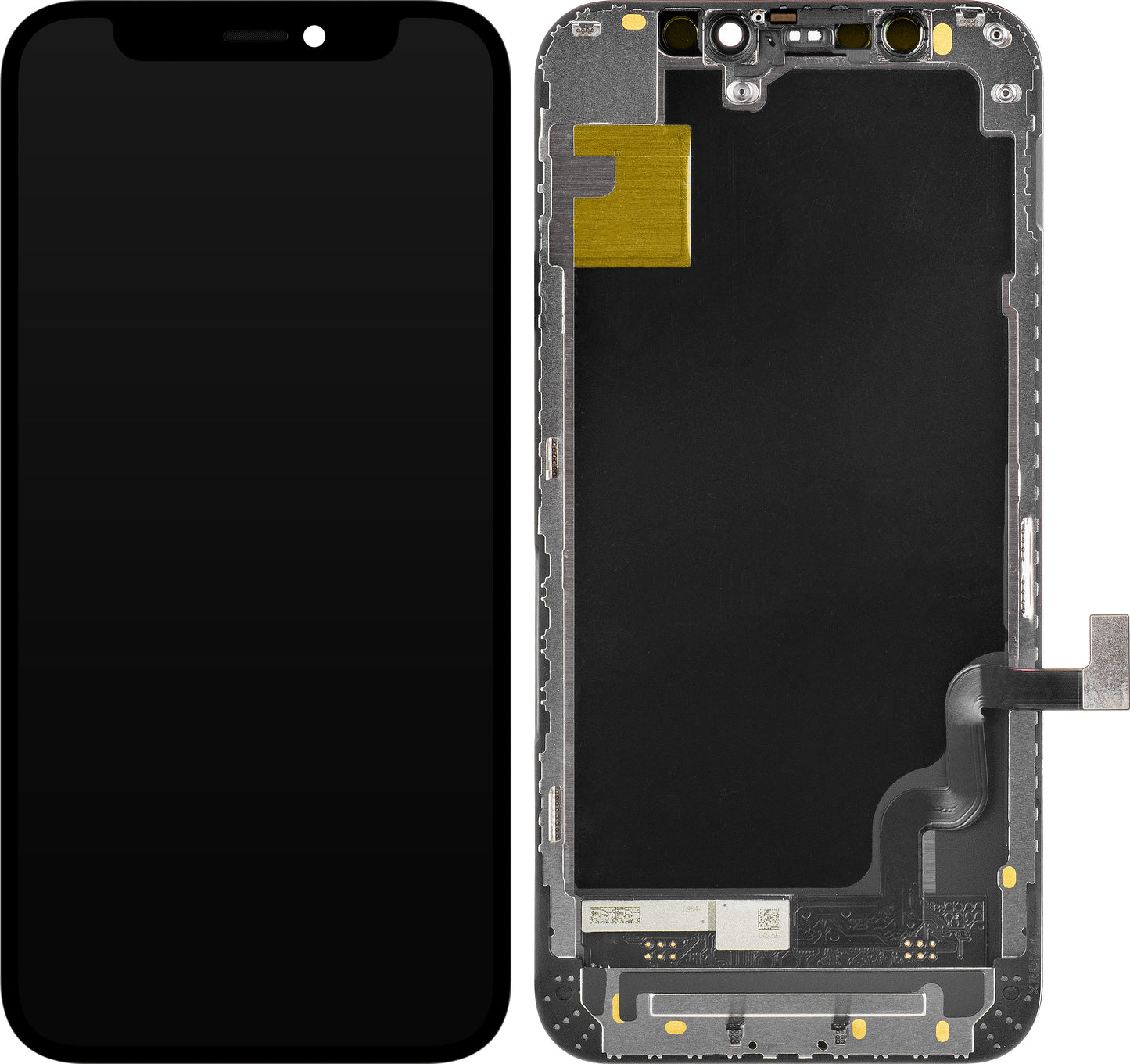 Zaslon s dodirnim ekranom ZY za Apple iPhone 12 mini, s okvirom, LCD In-Cell verzija, crni