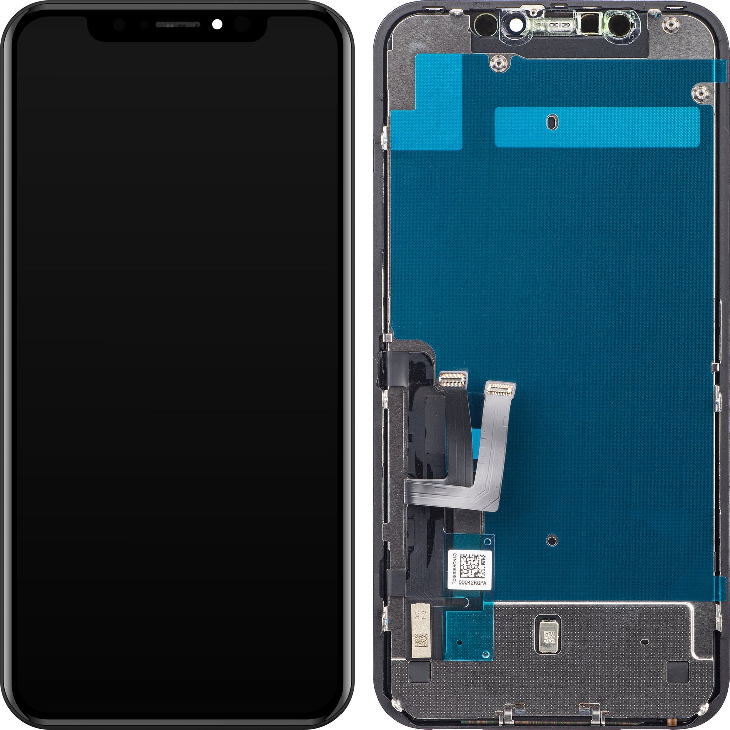 Zaslon s dodirnim ekranom ZY za Apple iPhone 11, s okvirom, LCD In-Cell IC Movable verzija, crni