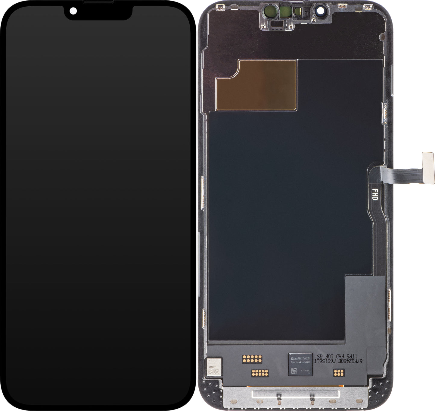 Zaslon s dodirnim ekranom ZY za Apple iPhone 13 Pro Max, s okvirom, LCD In-Cell IC Movable verzija, crni