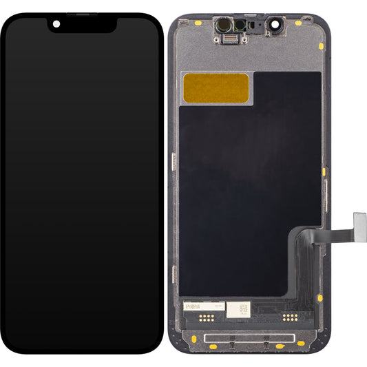 Zaslon s dodirnim ekranom ZY za Apple iPhone 13 mini, s okvirom, LCD In-Cell IC Movable verzija, crni