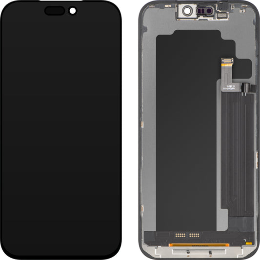 Display sa zaslonom osjetljivim na dodir ZY za Apple iPhone 17 Pro Max, s okvirom, LCD In-Cell IC Movable verzija, Crni