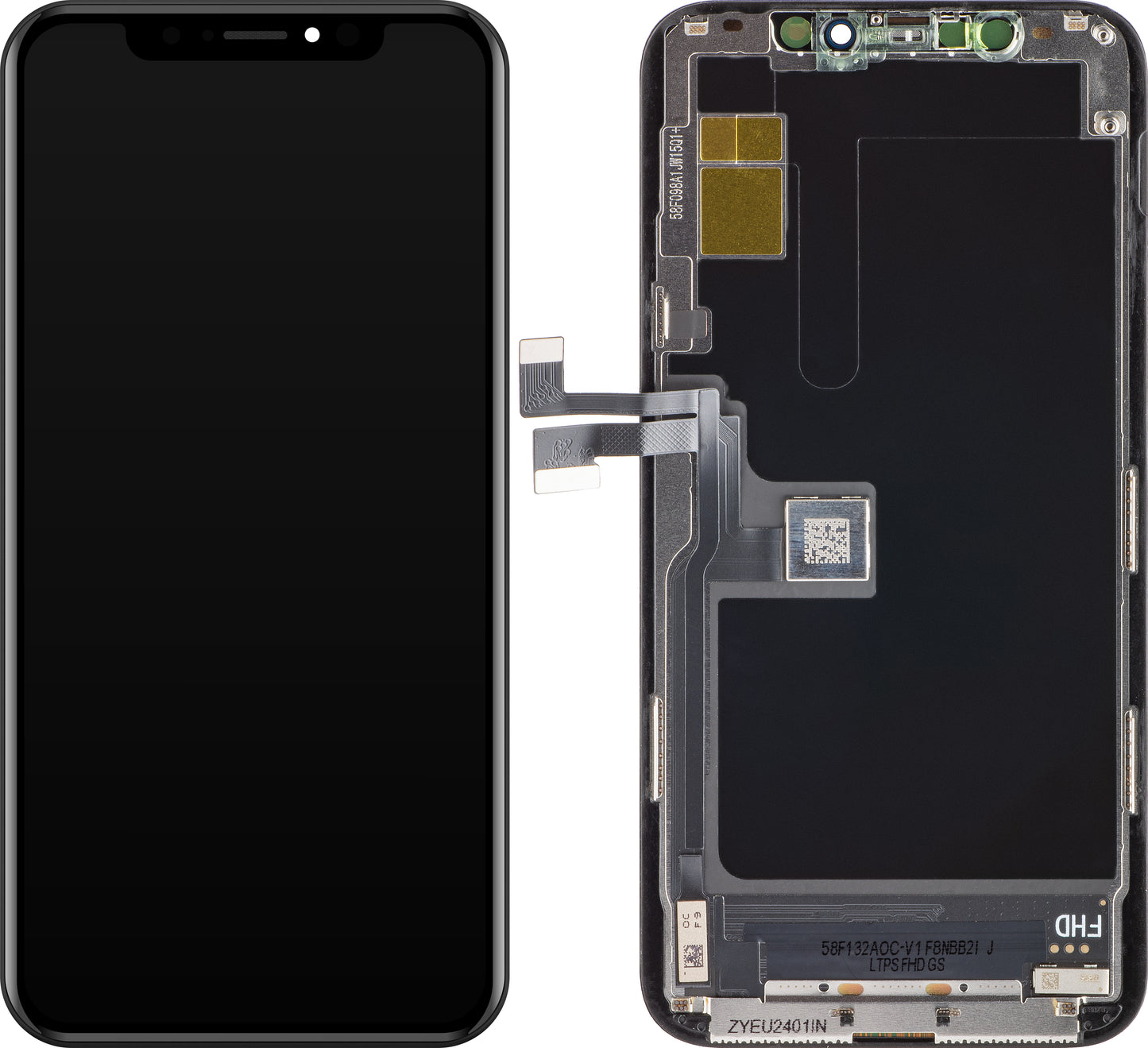 Zaslon s dodirnim ekranom ZY za Apple iPhone 11 Pro, s okvirom, LCD In-Cell IC Movable verzija, crni