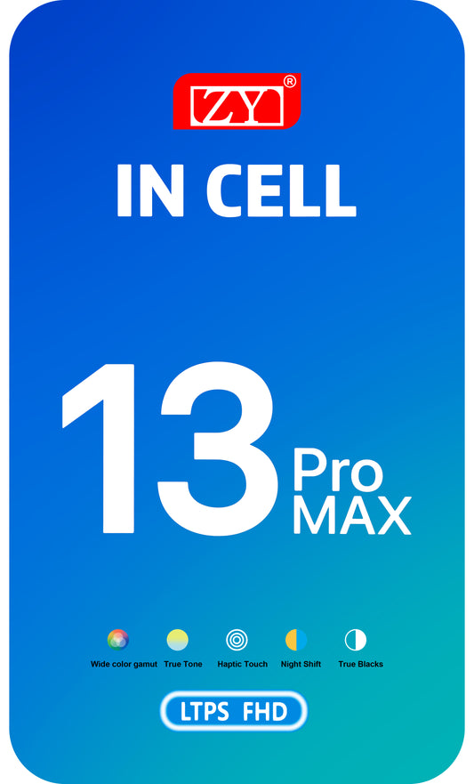 Zaslon s dodirnim ekranom ZY za Apple iPhone 13 Pro Max, s okvirom, LCD In-Cell IC Movable verzija, crni