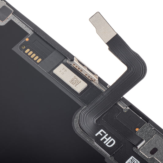 Zaslon s dodirnim ekranom ZY za Apple iPhone 12 / 12 Pro, s okvirom, LCD In-Cell IC Movable verzija, crni