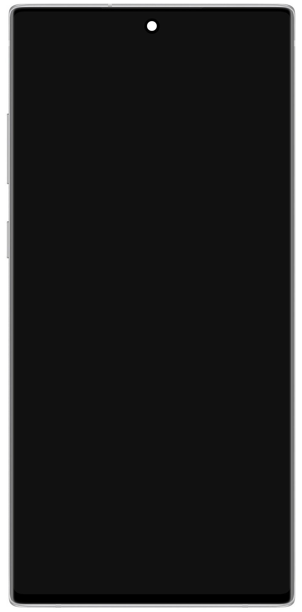 Zaslon s dodirnim ekranom Samsung Galaxy Note 10+ 5G N976 / Note 10+ N975, s okvirom, bijeli, servisni paket GH82-20838B