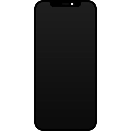 Display s Touchscreenom JK za Apple iPhone 12 / 12 Pro, s okvirom, LCD In-Cell IC Movable verzija, Crni