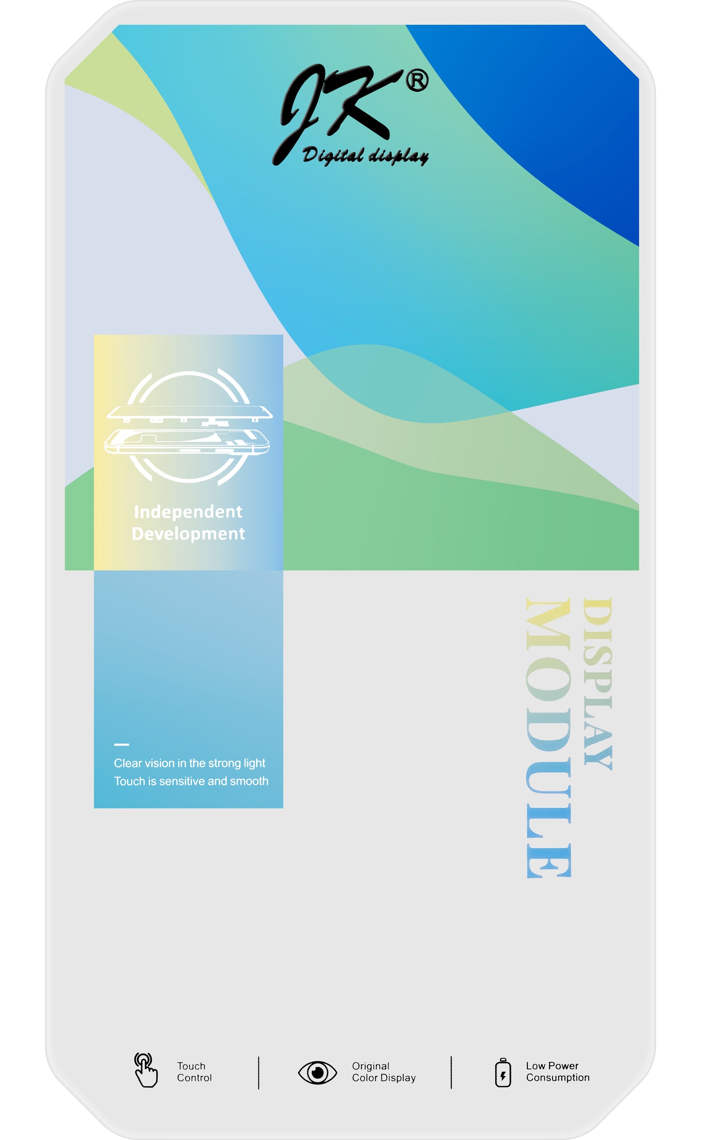 Display s dodirnim zaslonom JK za Apple iPhone 12 Pro Max, s okvirom, LCD In-Cell verzija, crni