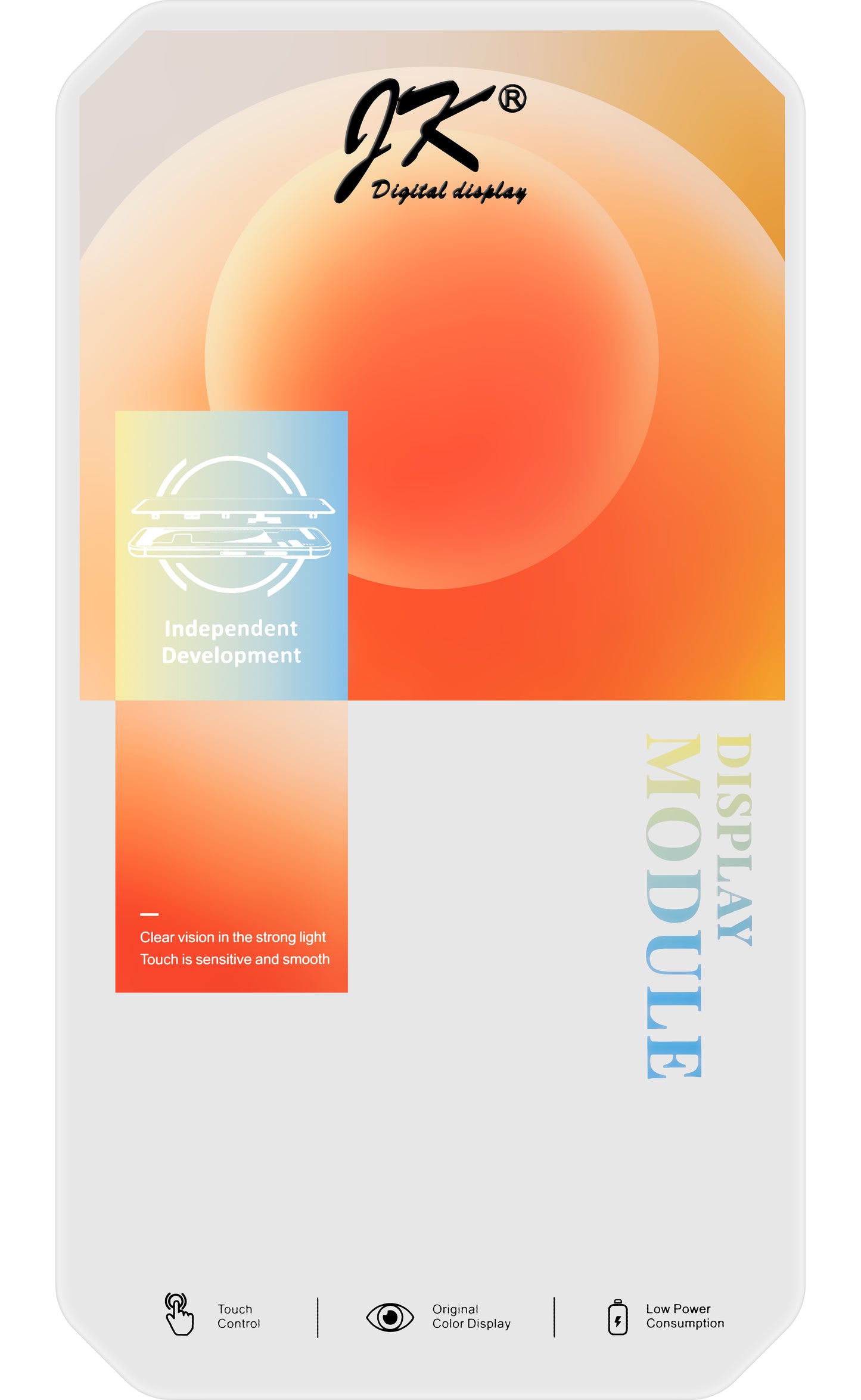 Display s Touchscreenom JK za Apple iPhone XS Max, s Okvirom, In-Cell LCD Verzija, Crni