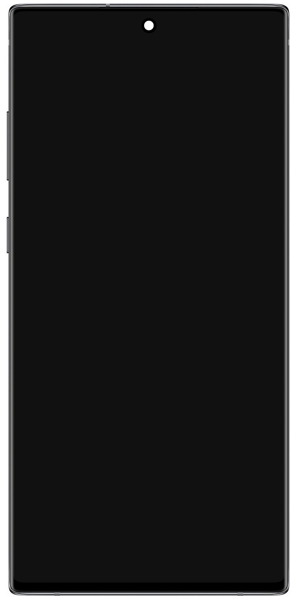 Zaslon s dodirnim ekranom Samsung Galaxy Note 10+ 5G N976 / Note 10+ N975, s okvirom, crni (Aura Black), paket za servis GH82-20838A