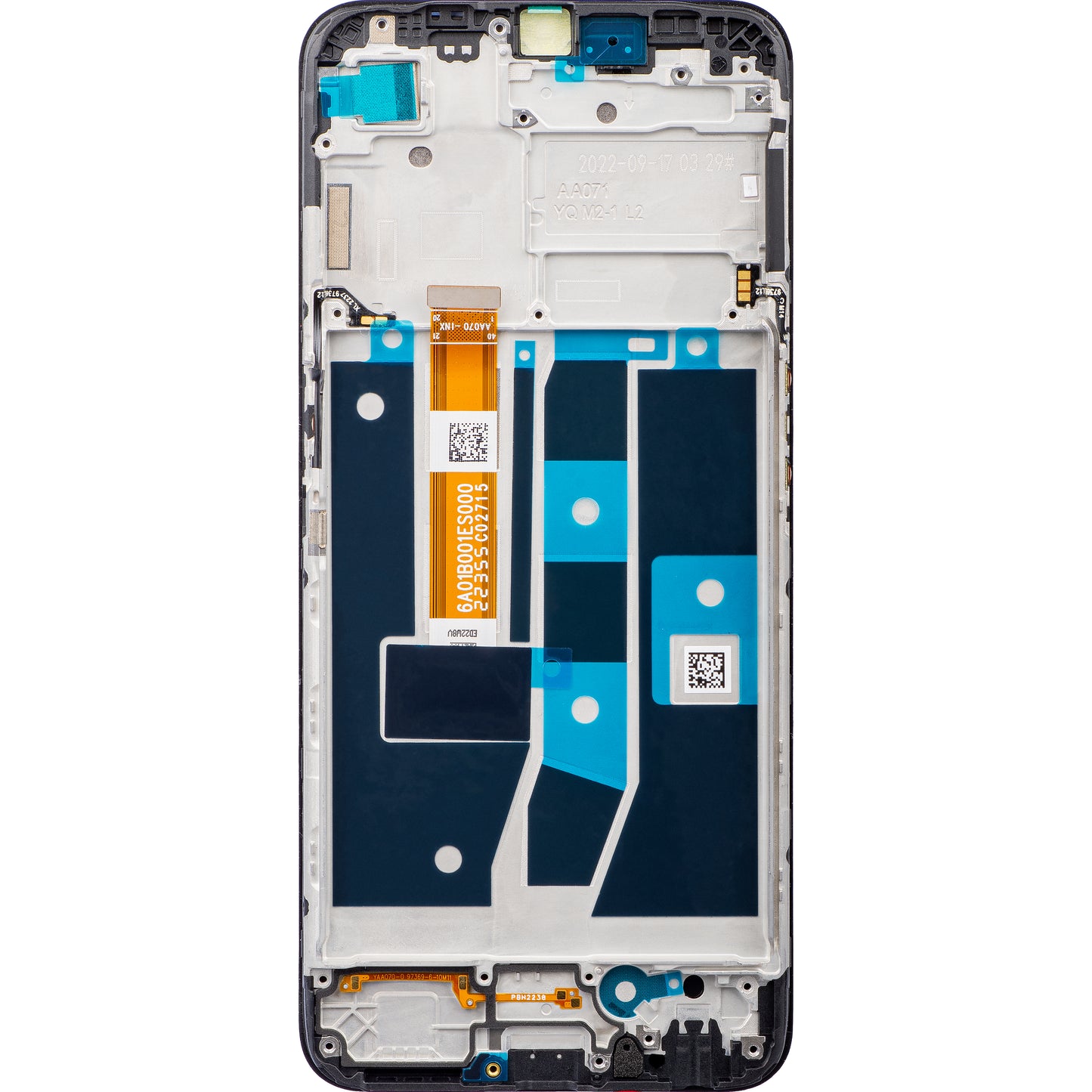 Display s dodirnim zaslonom Oppo A54s, s okvirom, crni, Service Pack 4908020