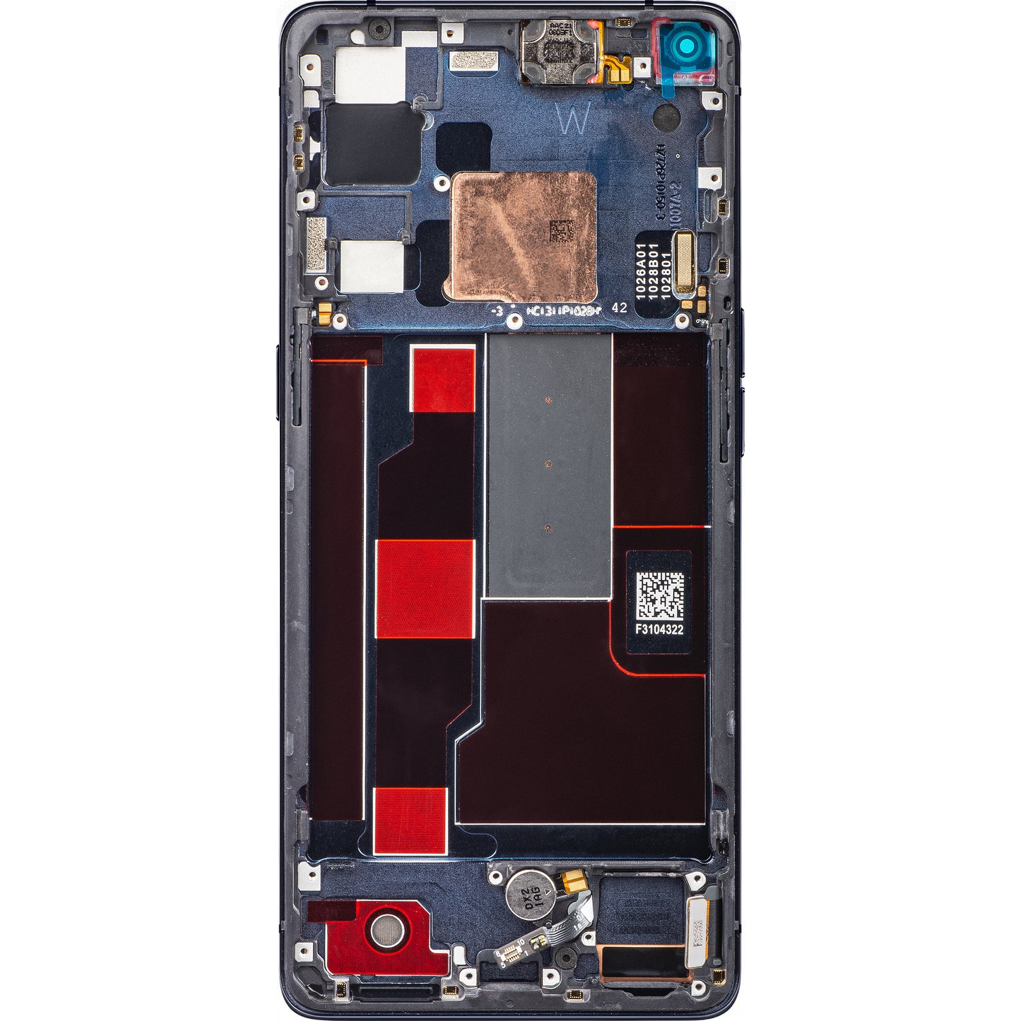 Display s dodirnim zaslonom Oppo Find X2 Neo, s okvirom, crni (Moonlight Black), servisni paket 4904017