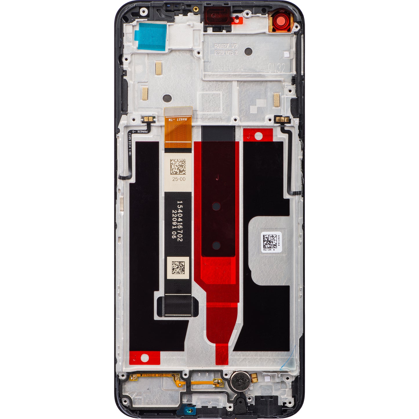 Display s Touchscreenom Realme 8 5G, s Okvirom, Crni, Service Pack 4906662