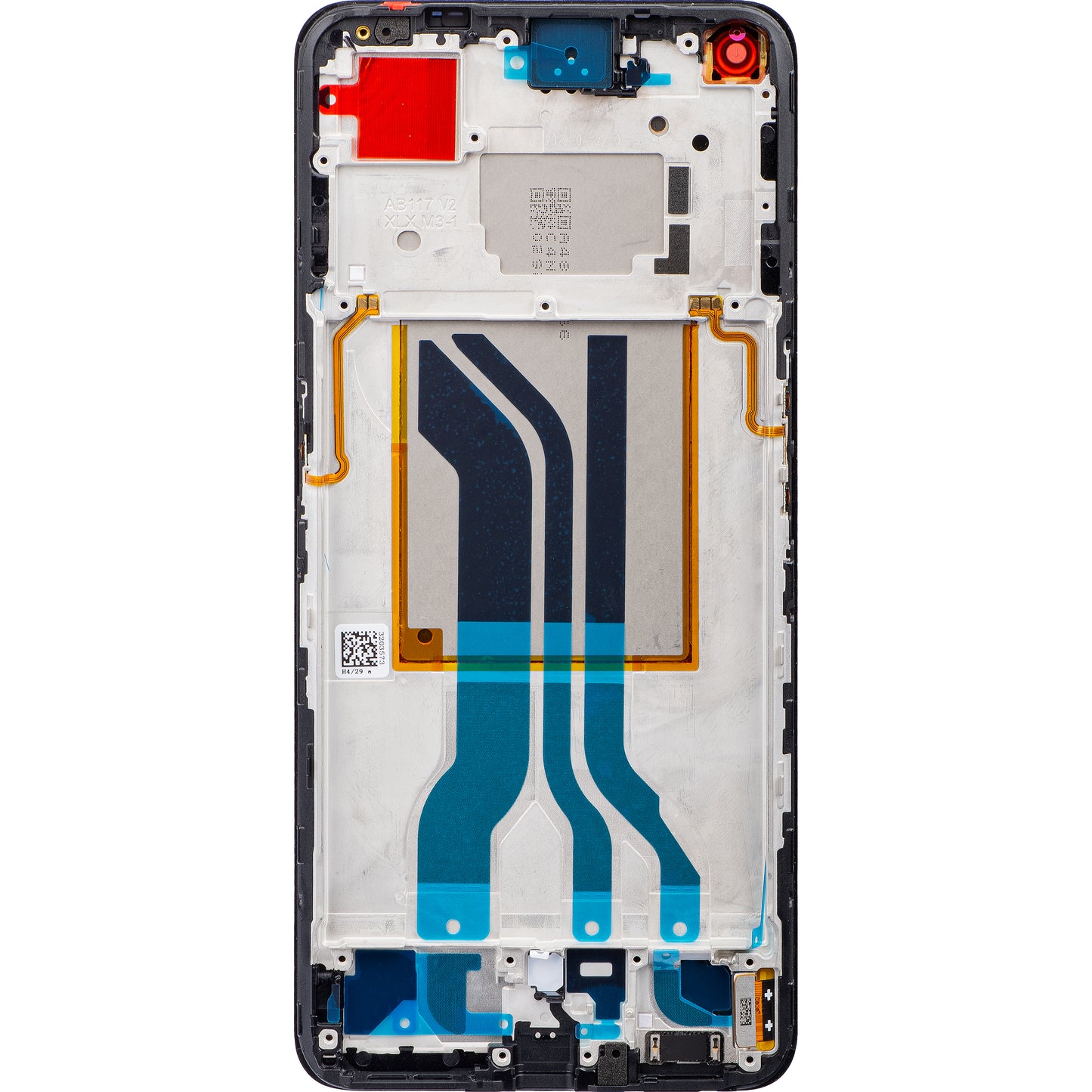 Display s dodirnim zaslonom Realme GT2, s okvirom, crni, paket za servis 4909345