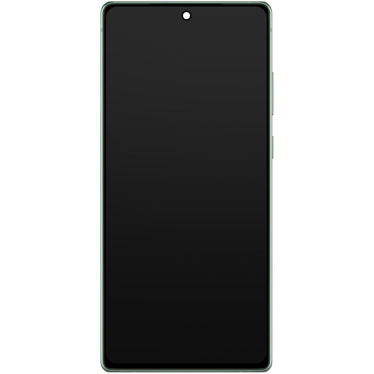 Zaslon s dodirnim ekranom Samsung Galaxy Note 20 5G N981 / Note 20 N980, s okvirom, zelene boje, servisni paket GH82-23495C