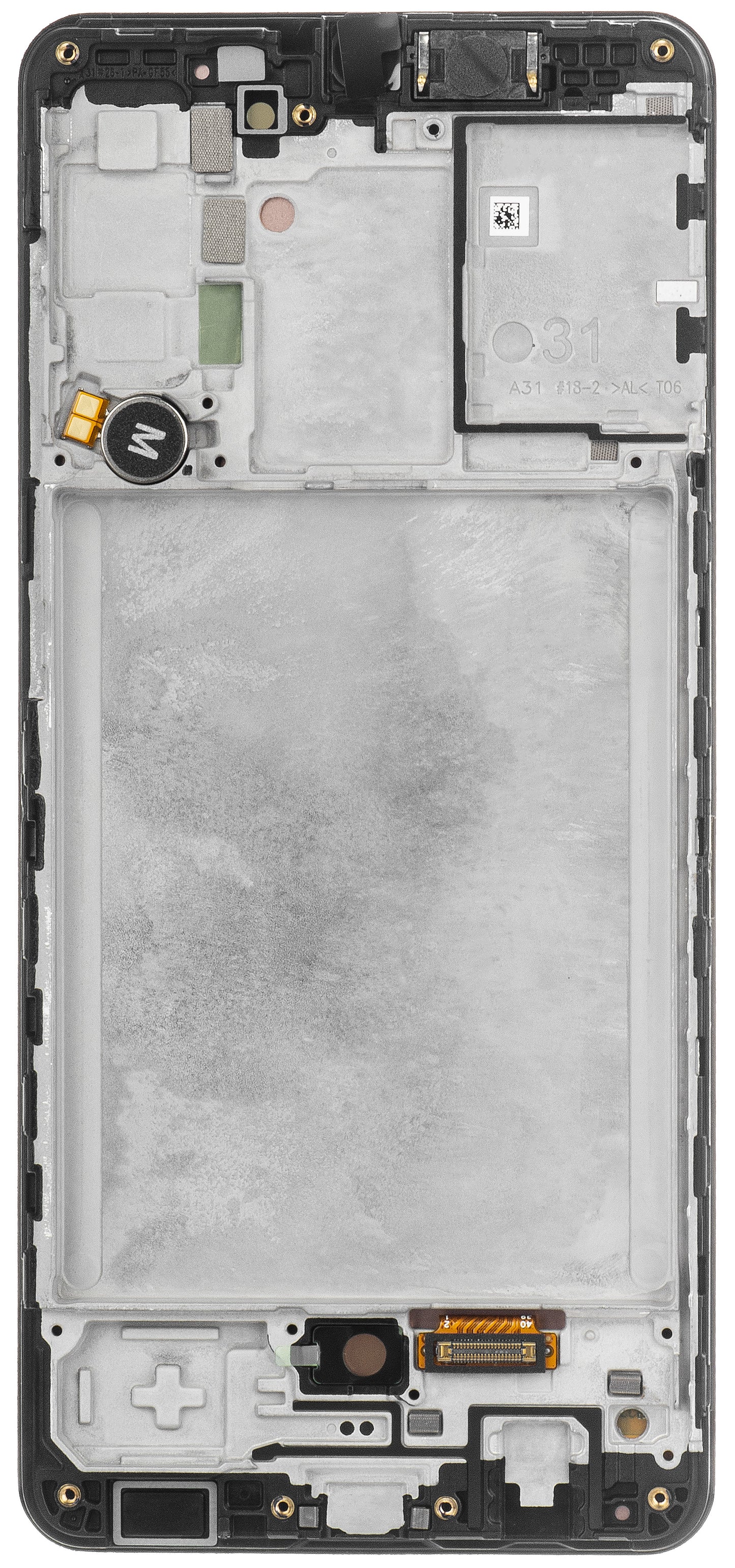 Zaslon s dodirnim ekranom Samsung Galaxy A31 A315, s okvirom, crni, Service Pack GH82-22761A