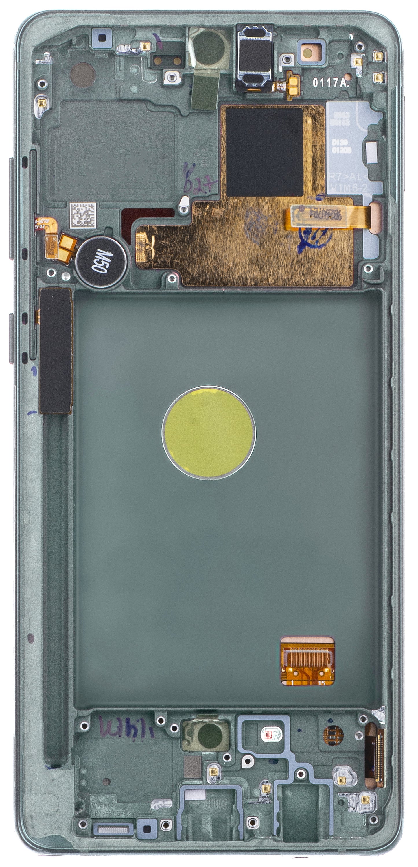 Display s dodirnim zaslonom Samsung Galaxy Note10 Lite N770, s okvirom, srebrni, servisni paket GH82-22055B