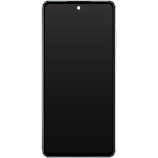 Zaslon s dodirnim ekranom Samsung Galaxy A52 5G A526 / A52 A525, s okvirom, plavi, paket za servis GH82-25524B