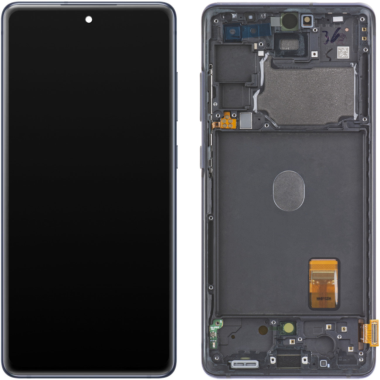 Zaslon s dodirnim ekranom Samsung Galaxy S20 FE 5G G781, s okvirom, mornarski plavi, servisni paket GH82-24214A