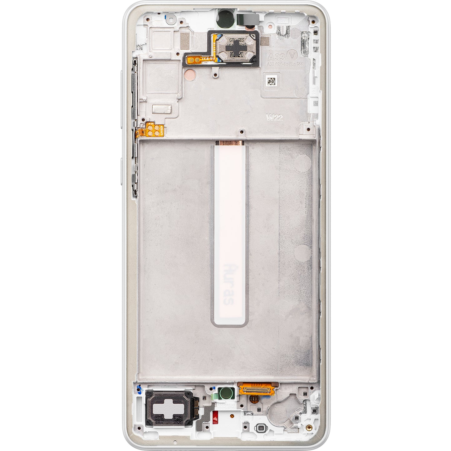 Display s dodirnim zaslonom Samsung Galaxy A33 5G A336, s okvirom, bijeli, Service Pack GH82-28143B