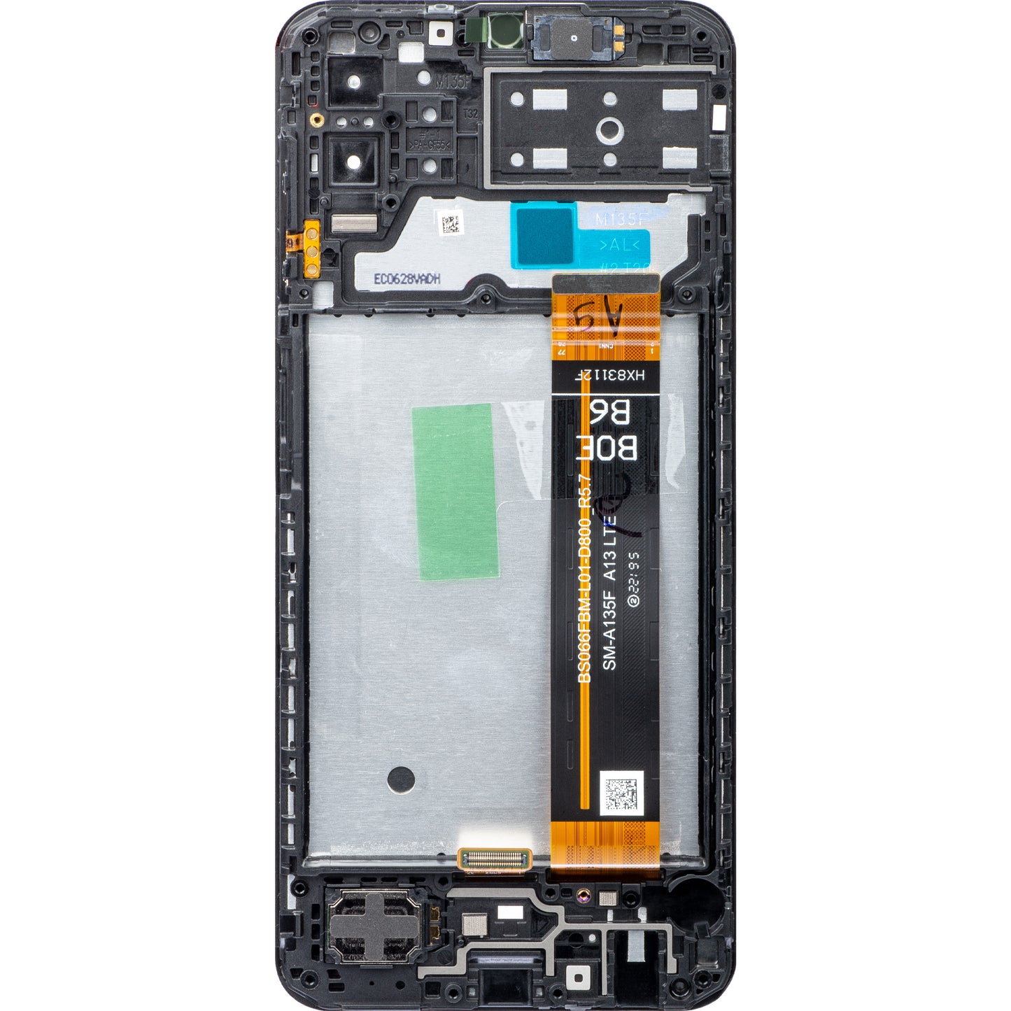 Display s Touchscreenom Samsung Galaxy M13 M135, s Okvirom, Crni, Service Pack GH82-29132A