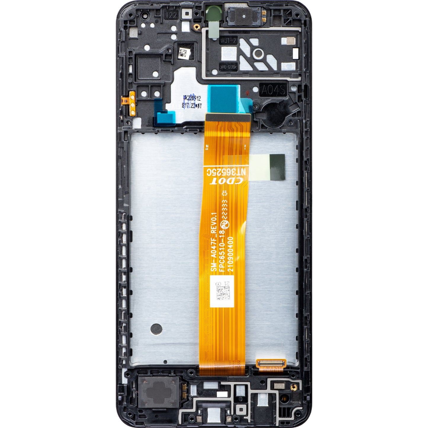 Zaslon s dodirnim ekranom Samsung Galaxy A04s A047, s okvirom, crni, servisni paket GH82-29805A