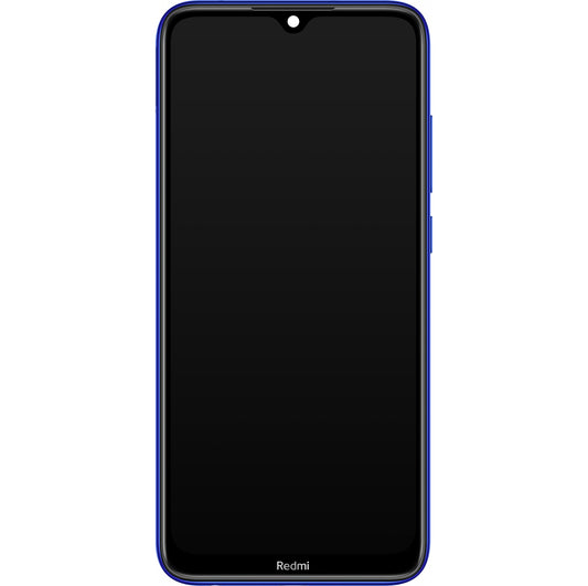 Display s Touchscreenom Xiaomi Redmi Note 8T, s Okvirom, Plavi, Service Pack 5600030C3X00