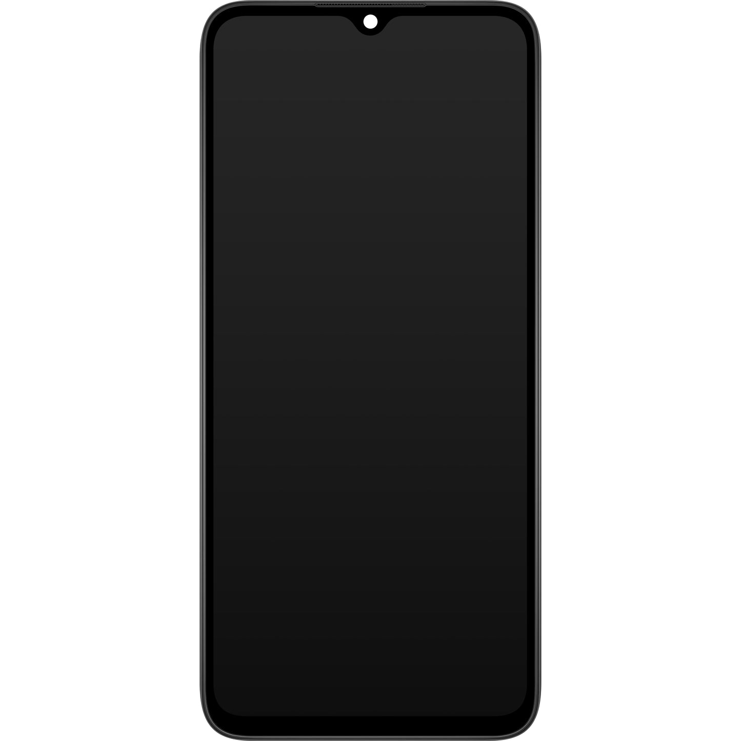 Zaslon s dodirnim ekranom Xiaomi Redmi 9C NFC / 9C / 9A, s okvirom, crni, servisni paket 5600070C3L00