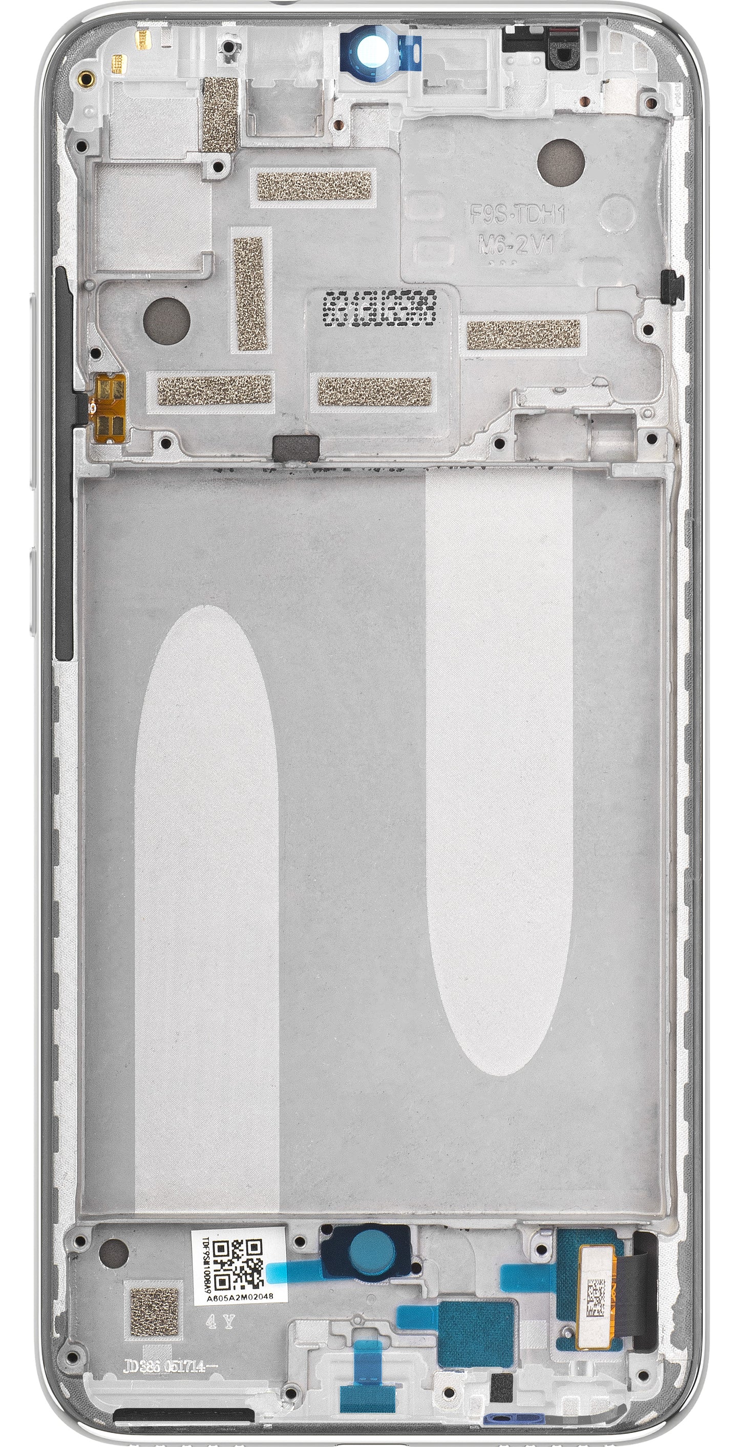 Display s Touchscreenom Xiaomi Mi A3, s Okvirom, Sivi, Service Pack 5603100090B6