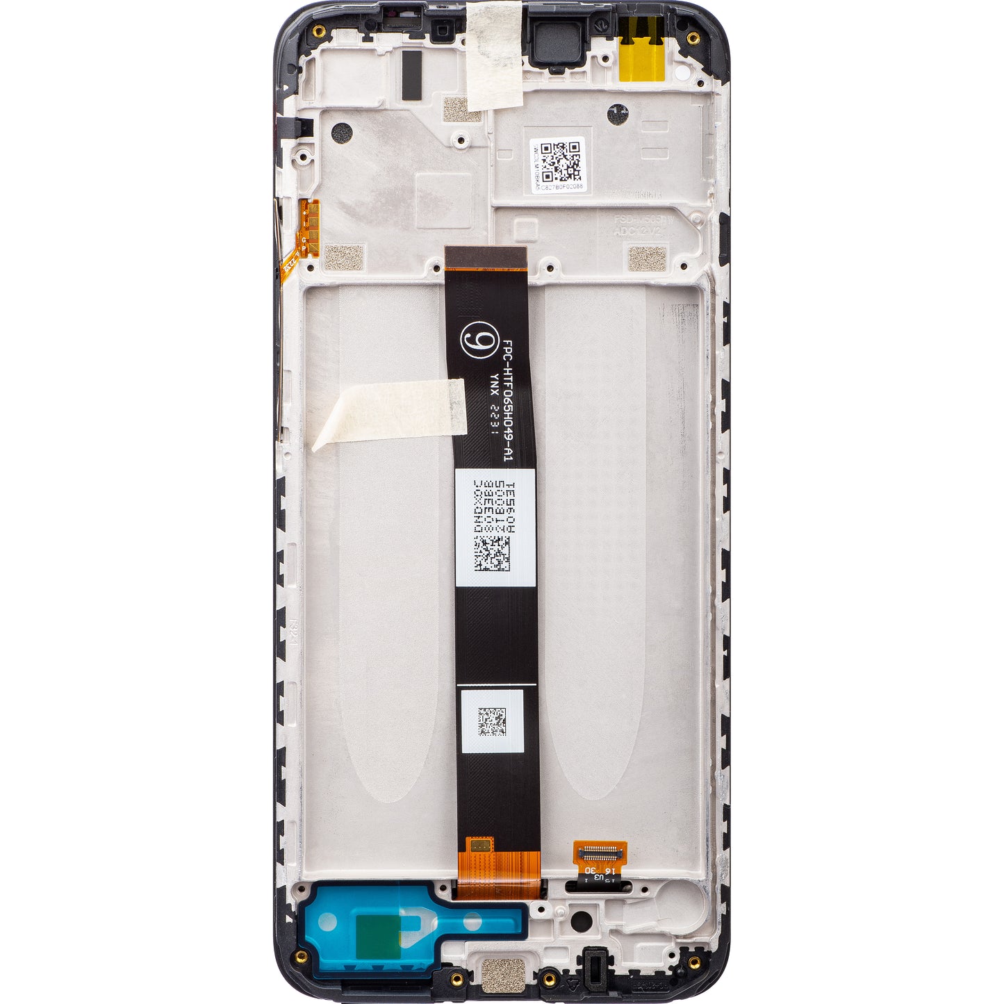 Zaslon s dodirnim ekranom Xiaomi Redmi 9C NFC / 9C / 9A, s okvirom, crni, servisni paket 5600070C3L00