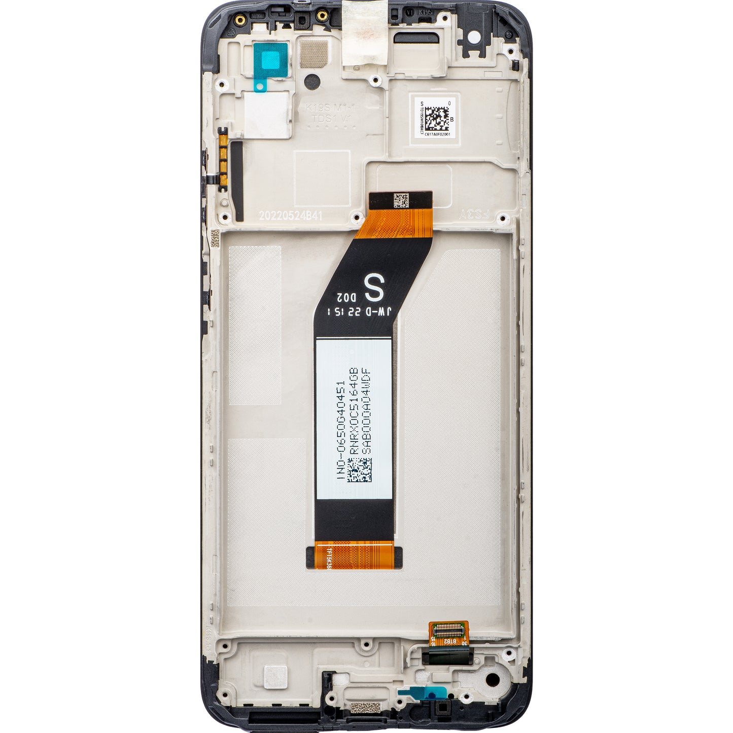 Zaslon s dodirnim ekranom Xiaomi Redmi 10 2022, s okvirom, sivi (Carbon Gray), servisni paket 560001K19S00