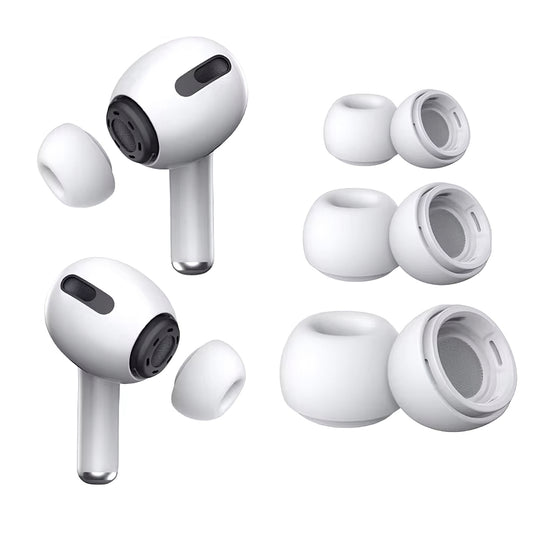 Čepovi Tech-Protect za Apple AirPods Pro seriju, Veličina S / M / L, Bijeli