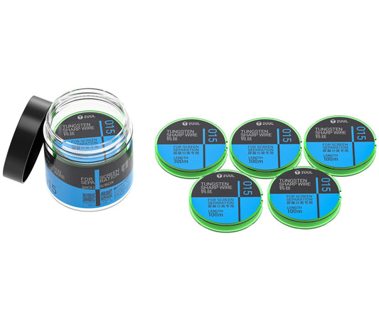 Tungstenska žica 2UUL WS-015, 0.015mm, 100m, Set 5 komada