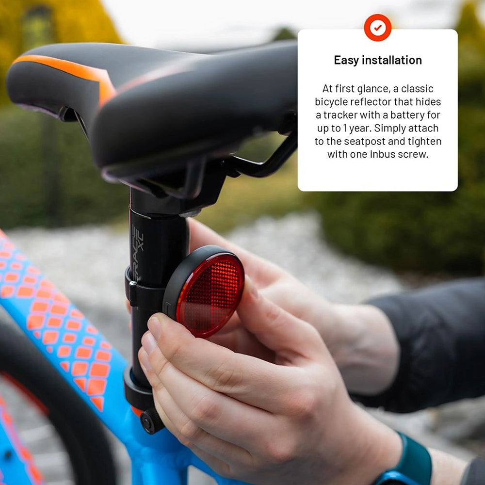 Fixed SmartTag Bike za iOS seriju, Crna