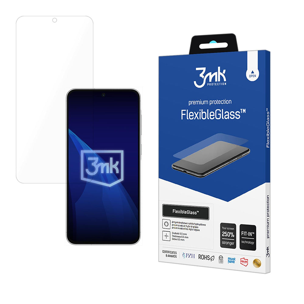 Zaštitna folija za ekran 3MK FlexibleGlass za Samsung Galaxy A57 5G, Fleksibilno staklo, Full Glue