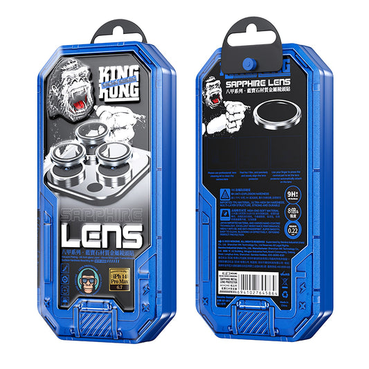 Zaštitna folija za stražnju kameru Wekome WTPC-008 za Apple iPhone 15 Pro, Kaljeno staklo, Zlatna