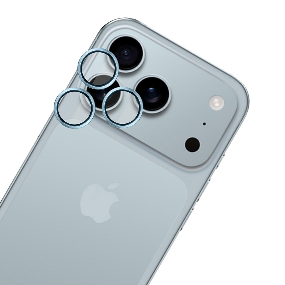 Zaštitna folija za stražnju kameru 3MK Hardy Protection Pro za Apple iPhone 17 Pro Max / 17 Pro, Kaljeno staklo, Plava