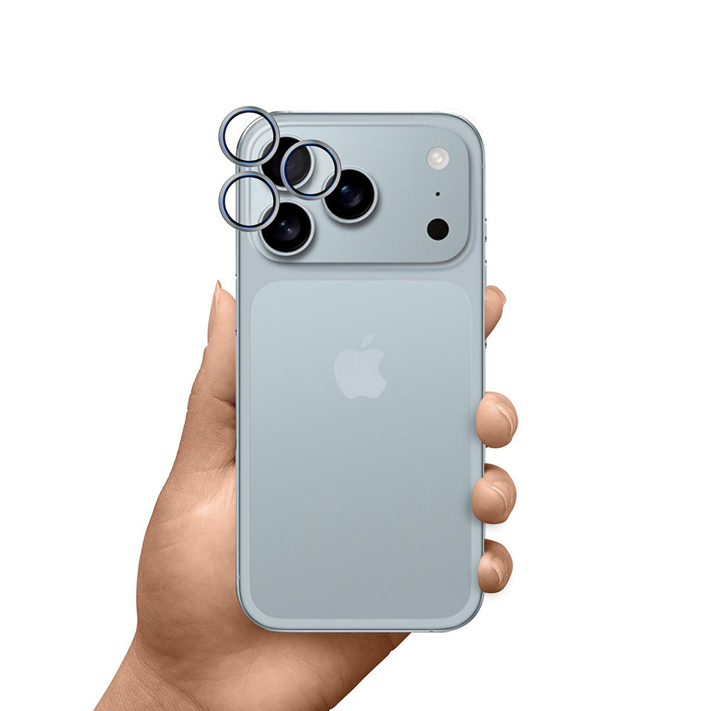 Zaštitna folija za stražnju kameru 3MK Hardy Protection Pro za Apple iPhone 17 Pro Max / 17 Pro, Kaljeno staklo, Bež