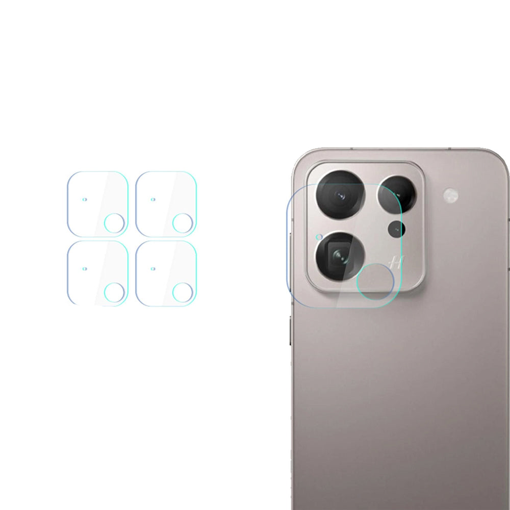 Zaštitna folija za stražnju kameru 3MK Protection za Oppo Find X9, Kaljeno staklo, Set od 4 komada, Prozirna