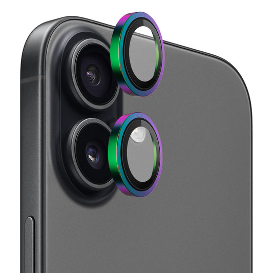 Zaštitna folija za stražnju kameru Blueo Metal Frame za Apple iPhone 17, Kaljeno staklo, Višebojna