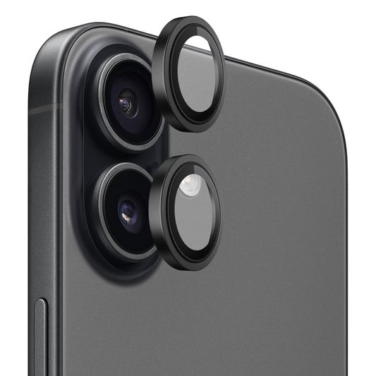 Zaštitna folija za stražnju kameru Blueo Metal Frame za Apple iPhone 17, Kaljeno staklo, Crna