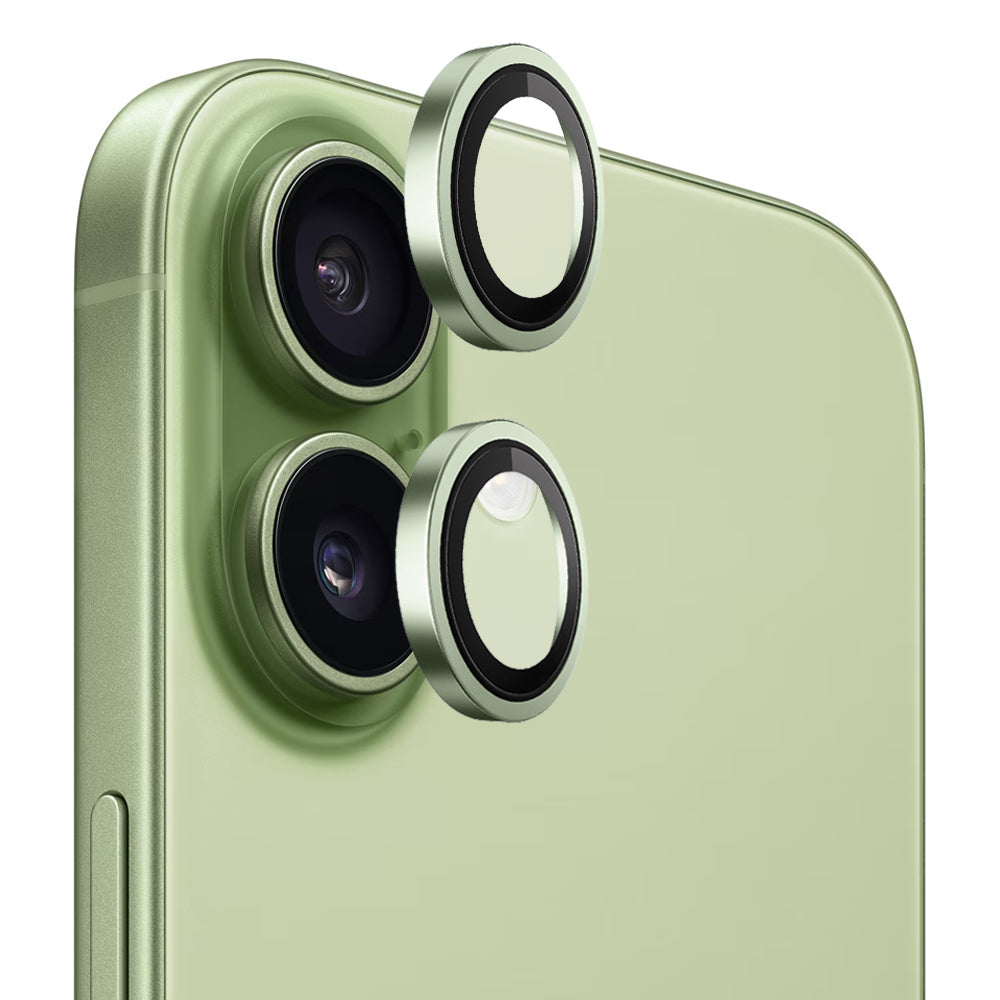 Zaštitna folija za stražnju kameru Blueo Metal Frame za Apple iPhone 17, Kaljeno staklo, Zelena