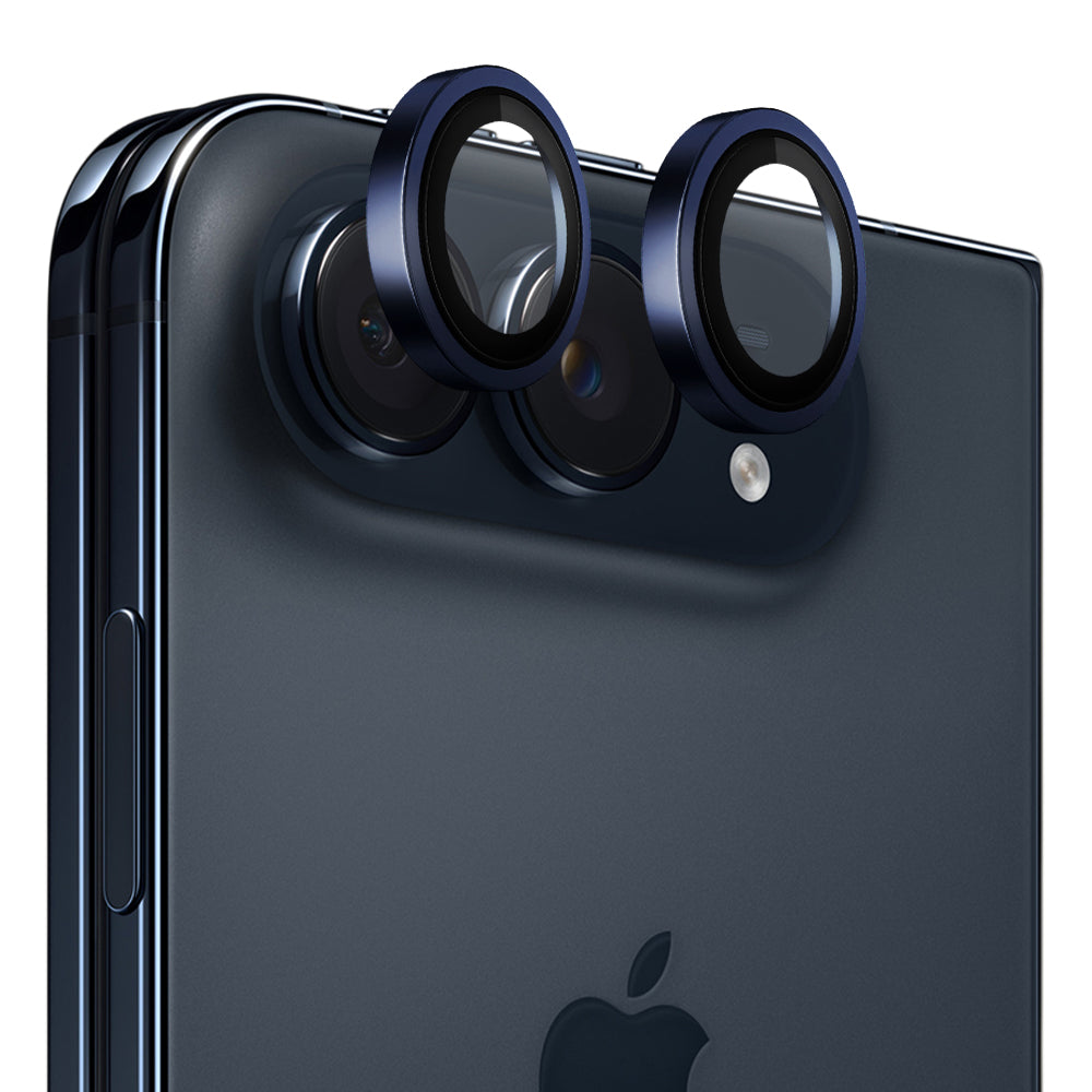 Zaštitno staklo za stražnju kameru Blueo Metal Frame za Apple iPhone Duo, kaljeno staklo, plavo