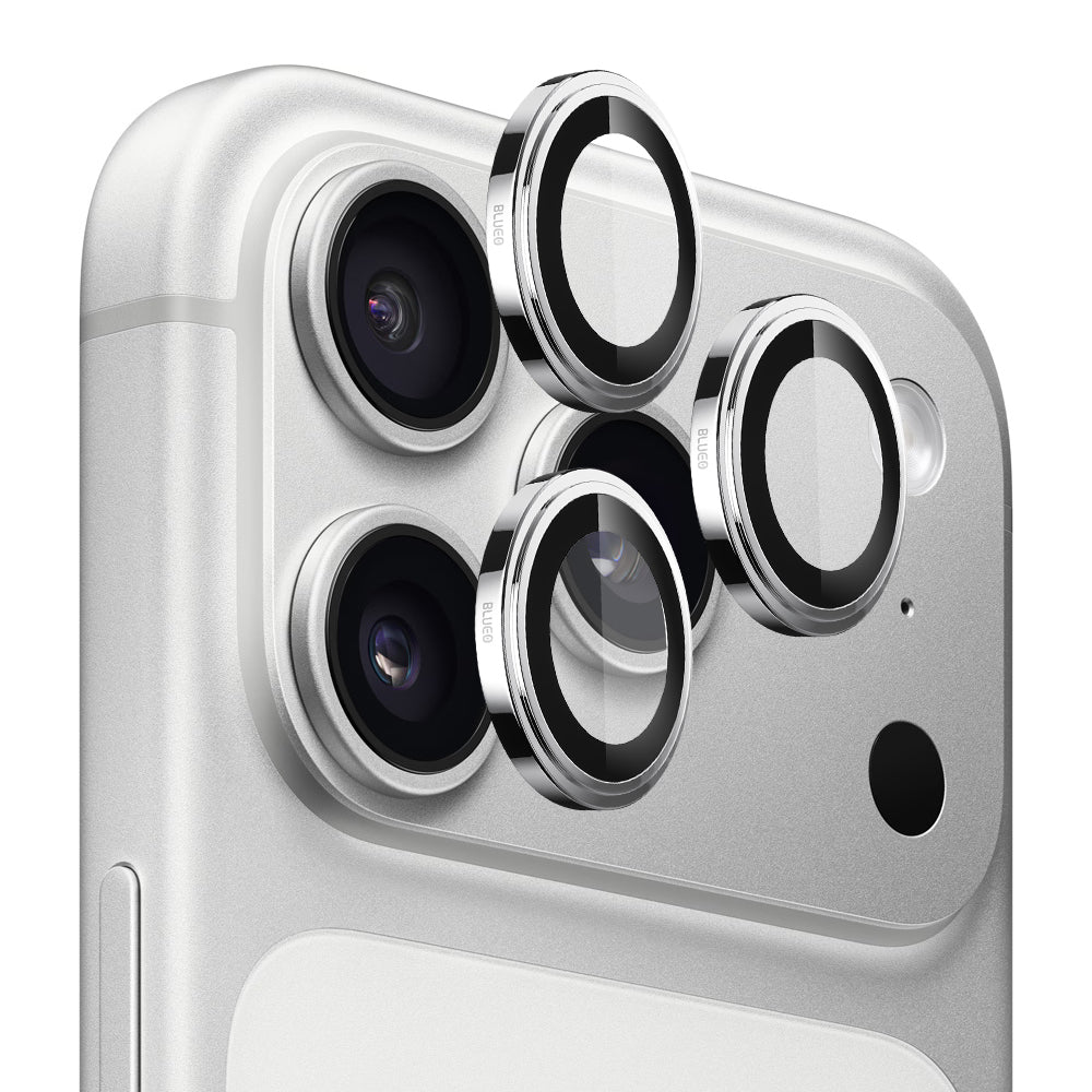 Zaštitna folija za stražnju kameru Blueo Sapphire Crystal za Apple iPhone 17 Pro Max / 17 Pro, Kaljeno staklo, Srebrna