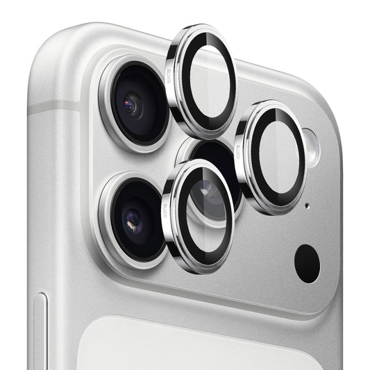 Zaštitna folija za stražnju kameru Blueo Sapphire Crystal za Apple iPhone 17 Pro Max / 17 Pro, Kaljeno staklo, Srebrna