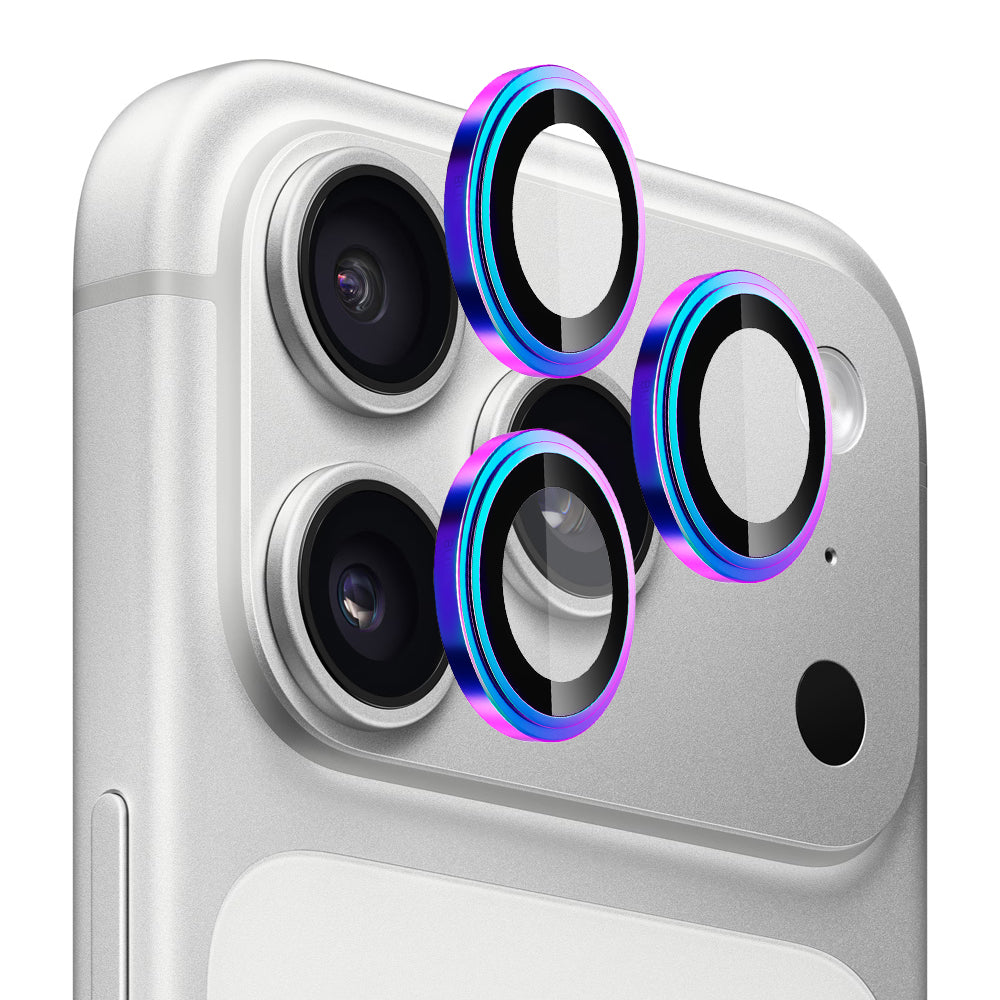 Zaštitna folija za stražnju kameru Blueo Sapphire Crystal za Apple iPhone 17 Pro Max / 17 Pro, Kaljeno staklo, Višebojna