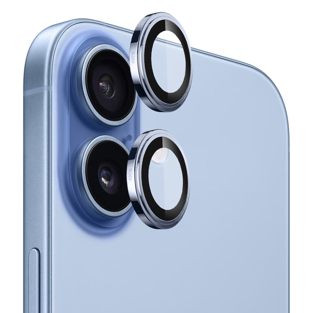 Zaštitna folija za stražnju kameru Blueo Sapphire Crystal za Apple iPhone 17, Kaljeno staklo, Plava