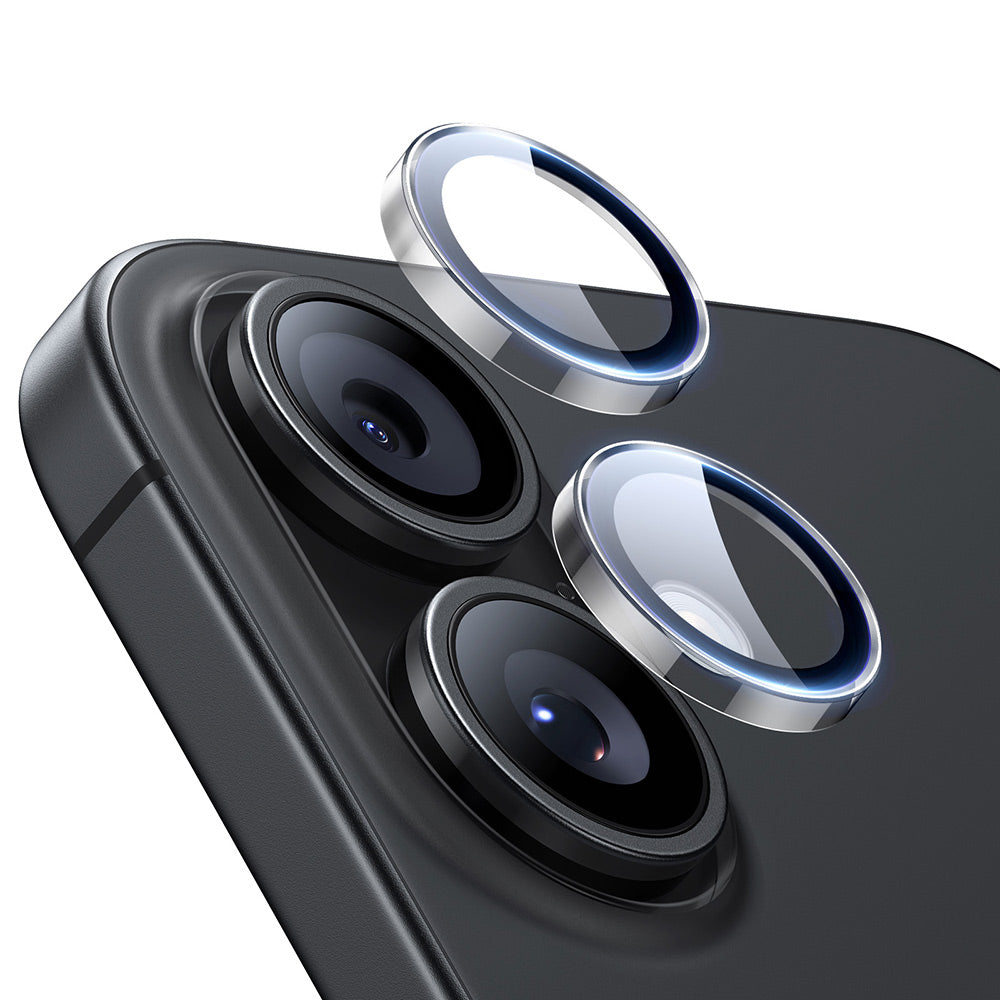 Zaštitna folija za stražnju kameru ESR Armorite za Apple iPhone 17 / 16 Plus / 16, Kaljeno staklo, Prozirna