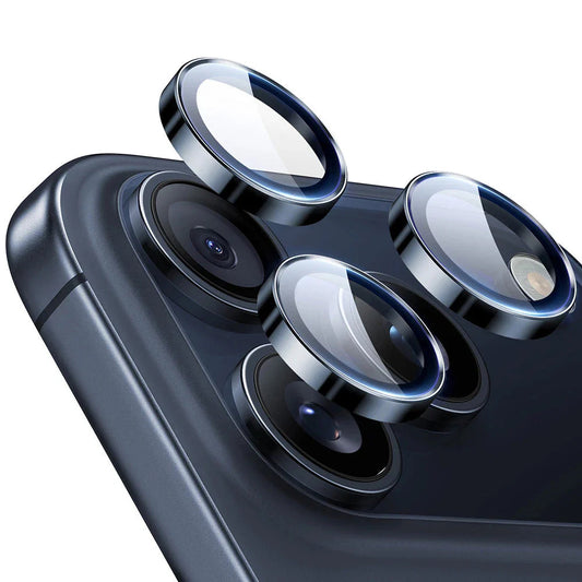 Zaštitna folija za stražnju kameru ESR Armorite za Apple iPhone 17 Pro Max / 17 Pro / 16 Pro Max / 16 Pro, Kaljeno staklo, Plava