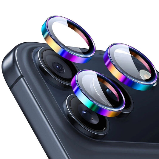 Zaštitna folija za stražnju kameru ESR Armorite za Apple iPhone 17 Pro Max / 17 Pro / 16 Pro Max / 16 Pro, Kaljeno staklo, Višebojna